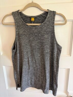 Eddie Bauer Heather Gray Knit Tank Top